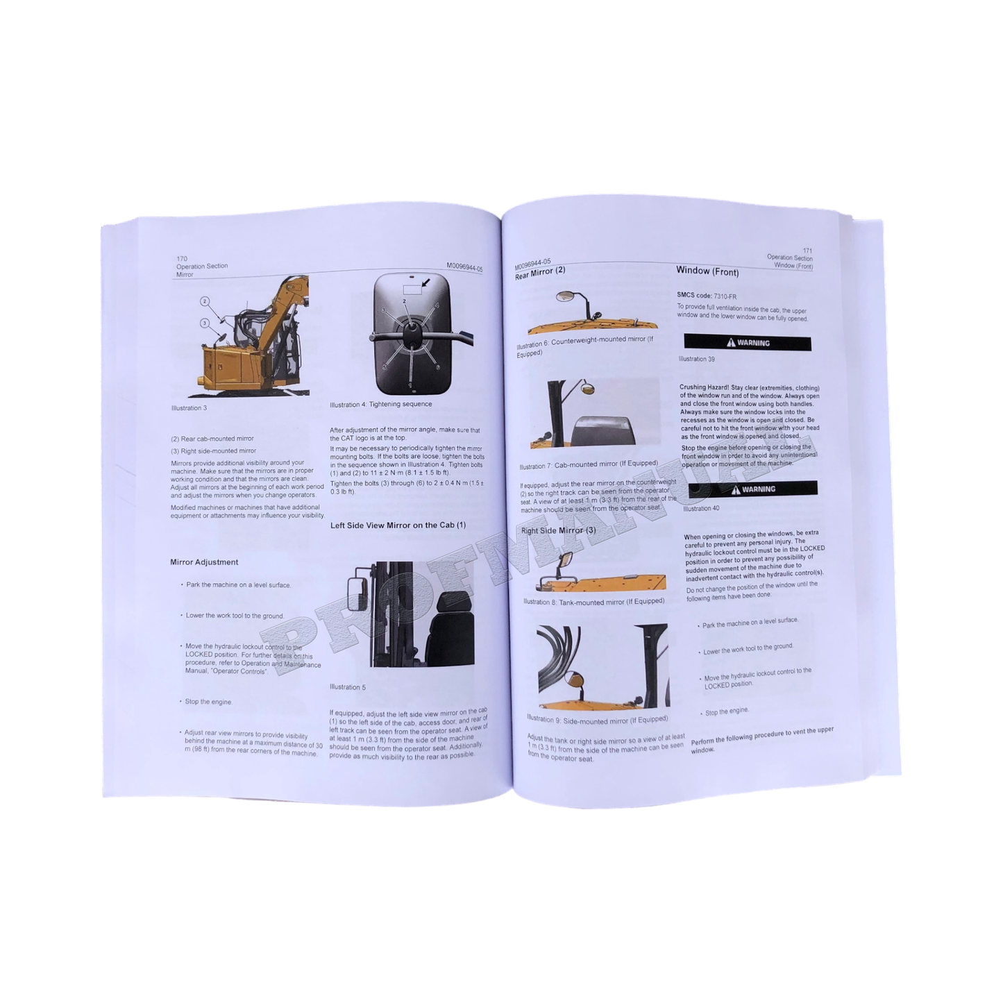 Caterpillar 308 CR 308 SR Mini Hydraulic Excavator Operators Maintenance Manual