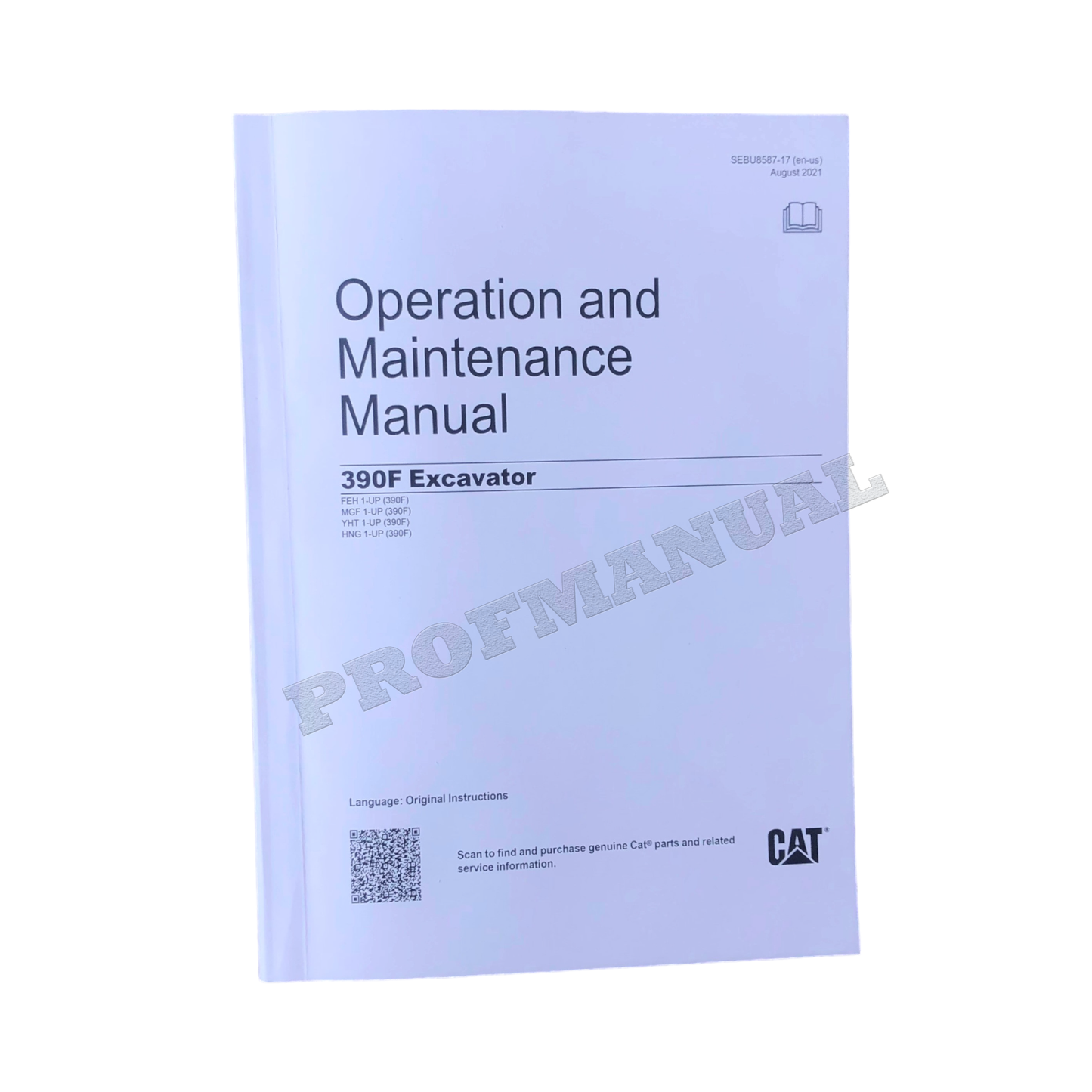 Caterpillar 390F Excavator Operators Manual FEH1-Up HNG1-Up YHT1-Up MGF1-Up