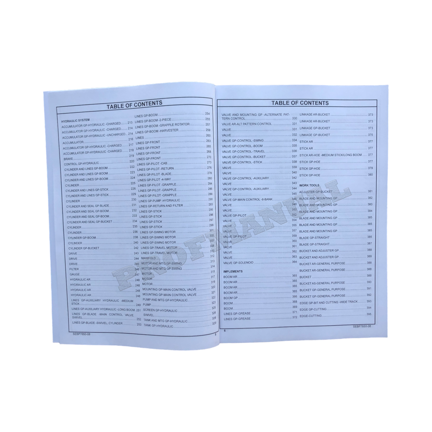 Caterpillar Cat 308E2 CR Mini Hydraulic Excavator Parts Catalog Manual YE21-UP