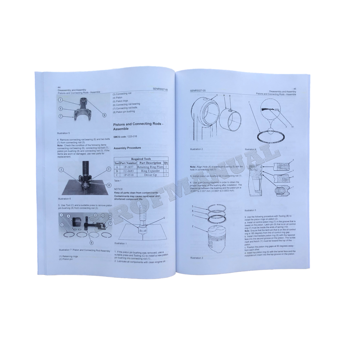 Caterpillar 3003 3013 3014 3024 Engine Built Machine Service Manual DisassAssem