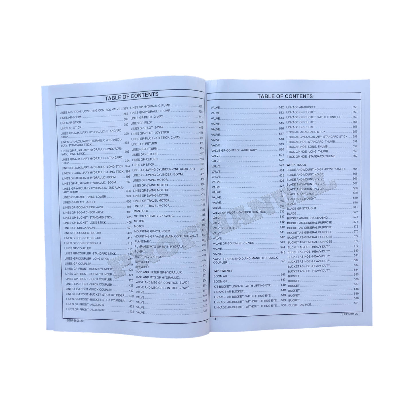 Caterpillar Cat 304E2 Mini Hydraulic Excavator Parts Catalog Manual