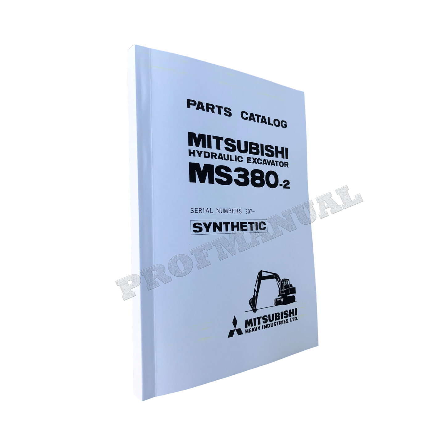 Caterpillar Cat Mitsubishi MS380 2 Hydraulic Excavator Parts Catalog Manual