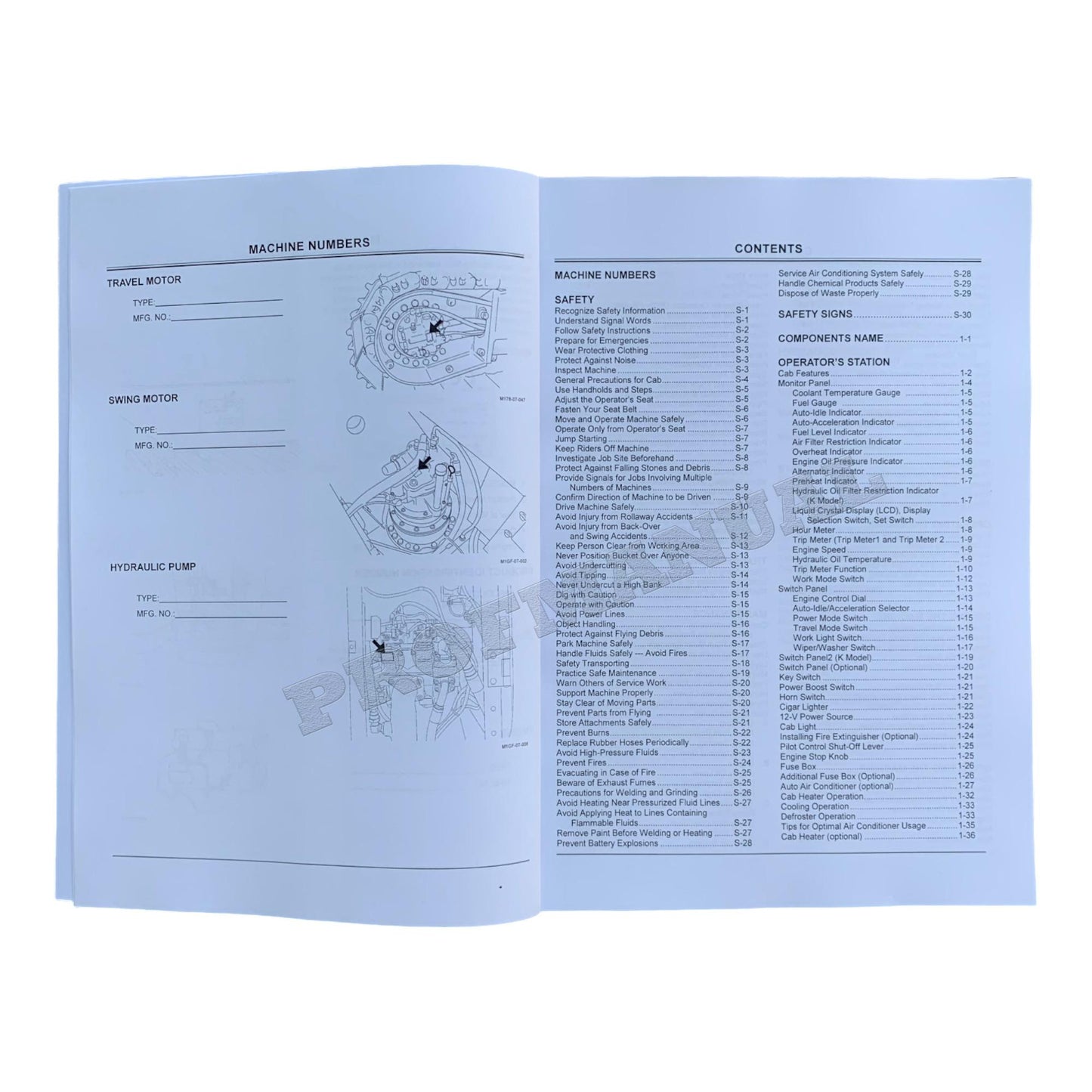 HITACHI ZAXIS ZX 125US 135US 225US 225USLC EXCAVATOR OPERATORS MANUAL