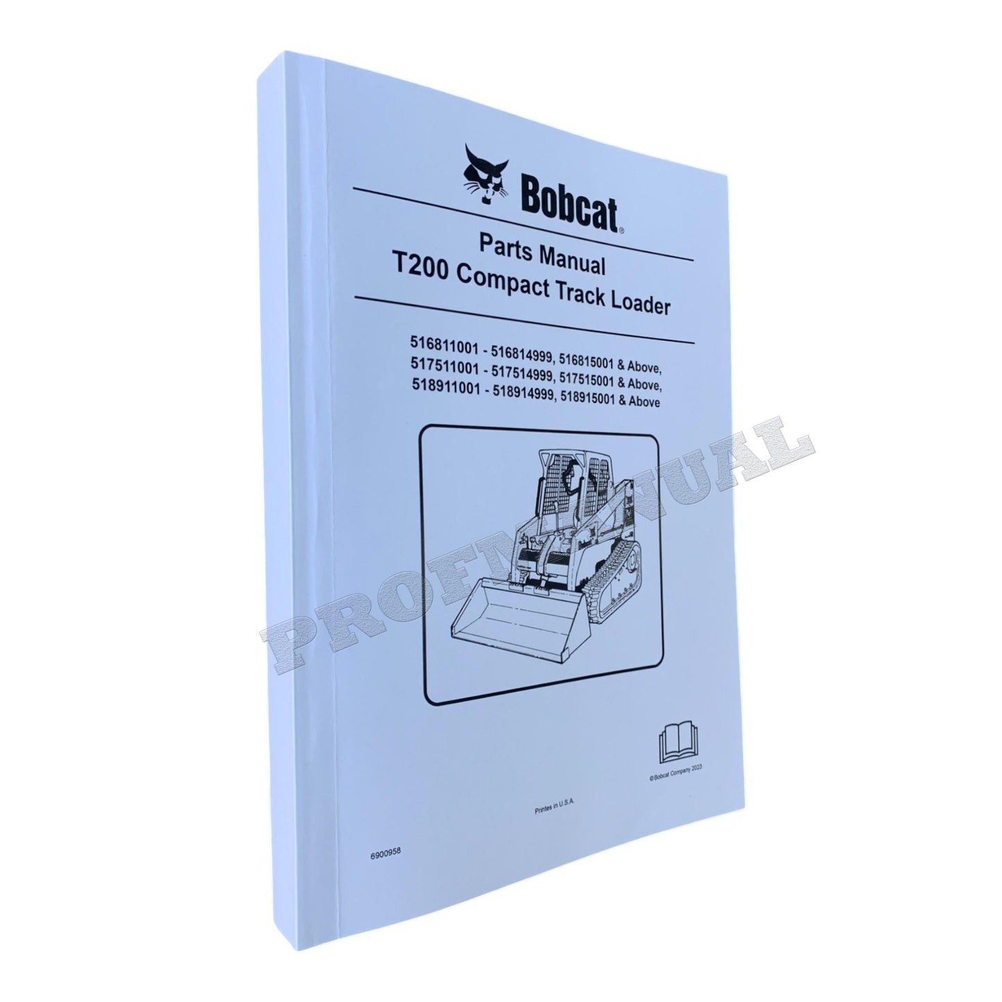 Bobcat T200 Compact Track Loader Parts Catalog Manual