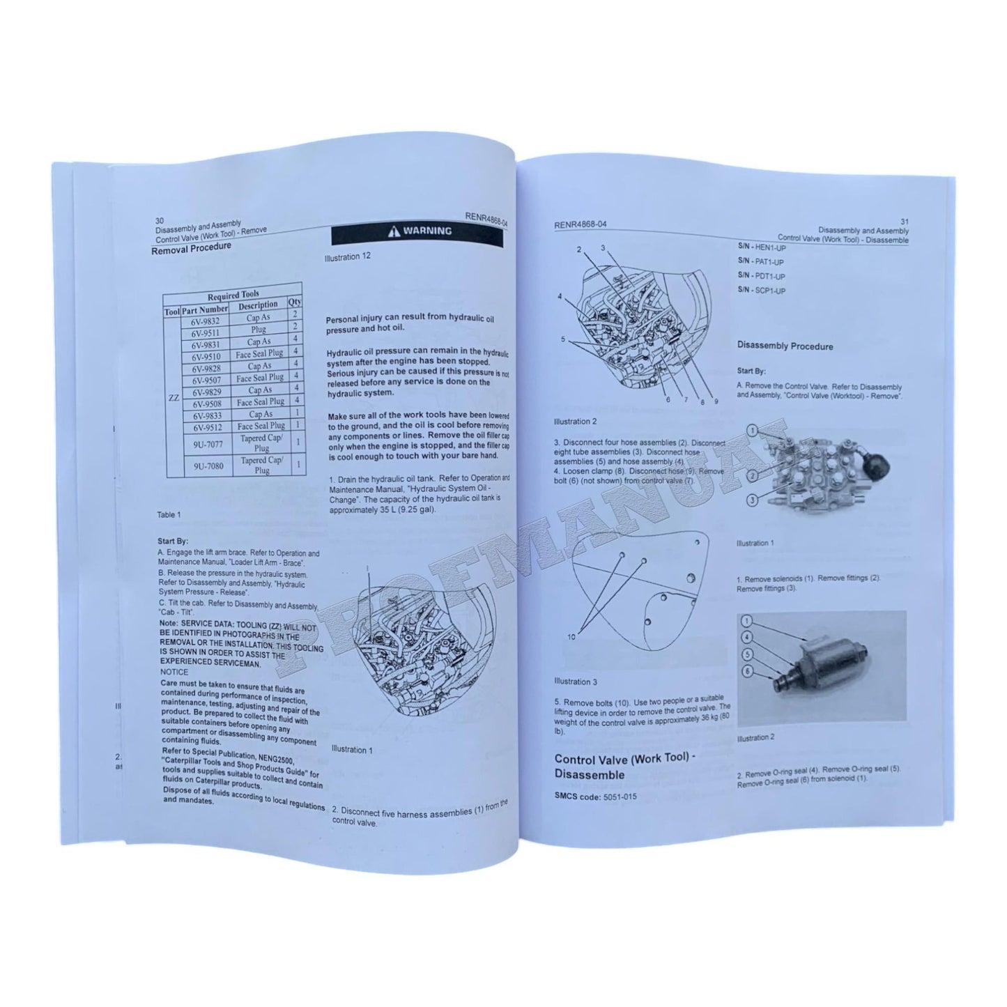 Caterpillar 236B 236B2 246B 252B 252B2 262B Loader Service Manual Disassem Assem