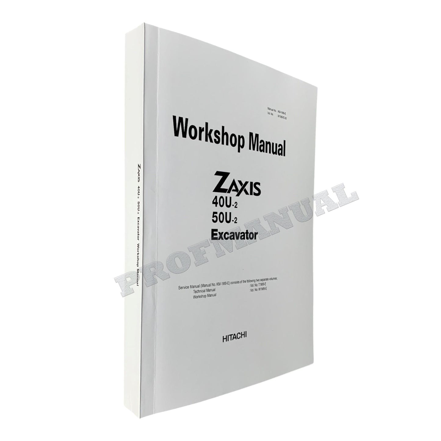 Hitachi ZX40U-2 ZX50U-2 Excavator Workshop Service Repair manual