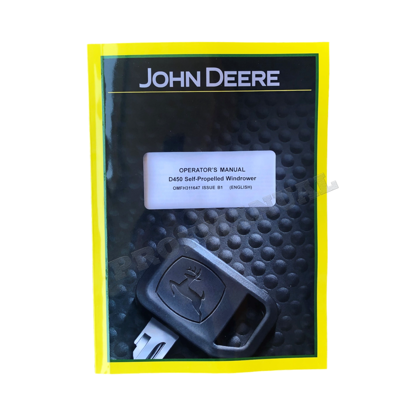 JOHN DEERE D450 WINDROWER OPERATORS MANUAL + !BONUS!