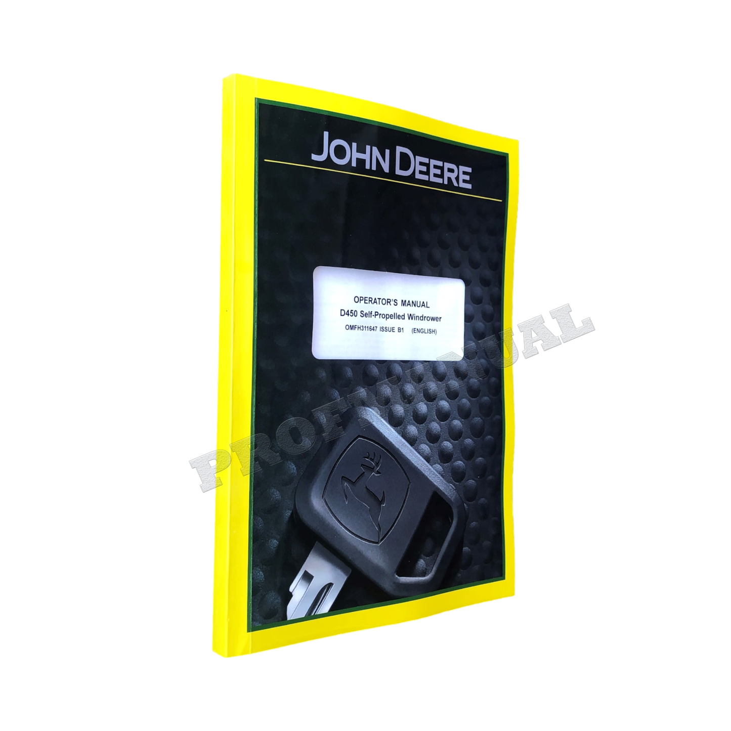 JOHN DEERE D450 WINDROWER OPERATORS MANUAL + !BONUS!