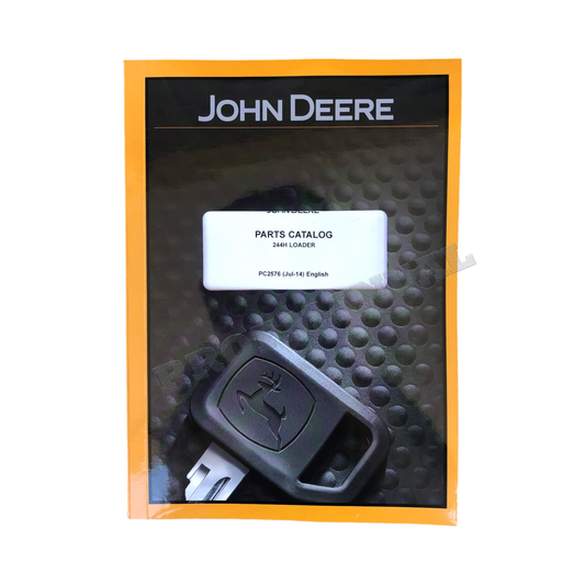 JOHN DEERE 244H LOADER PARTS CATALOG MANUAL