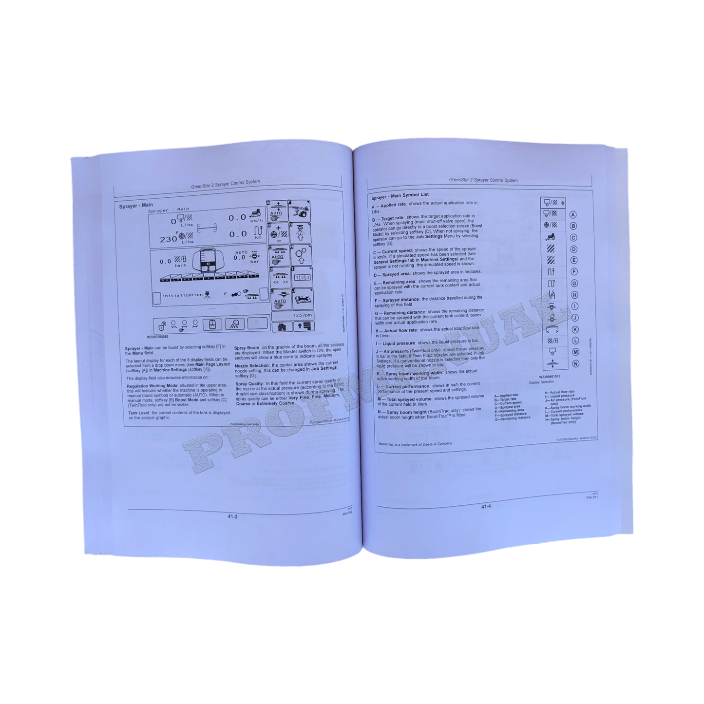 JOHN DEERE 724i  732i  740i SPRAYER OPERATORS MANUAL