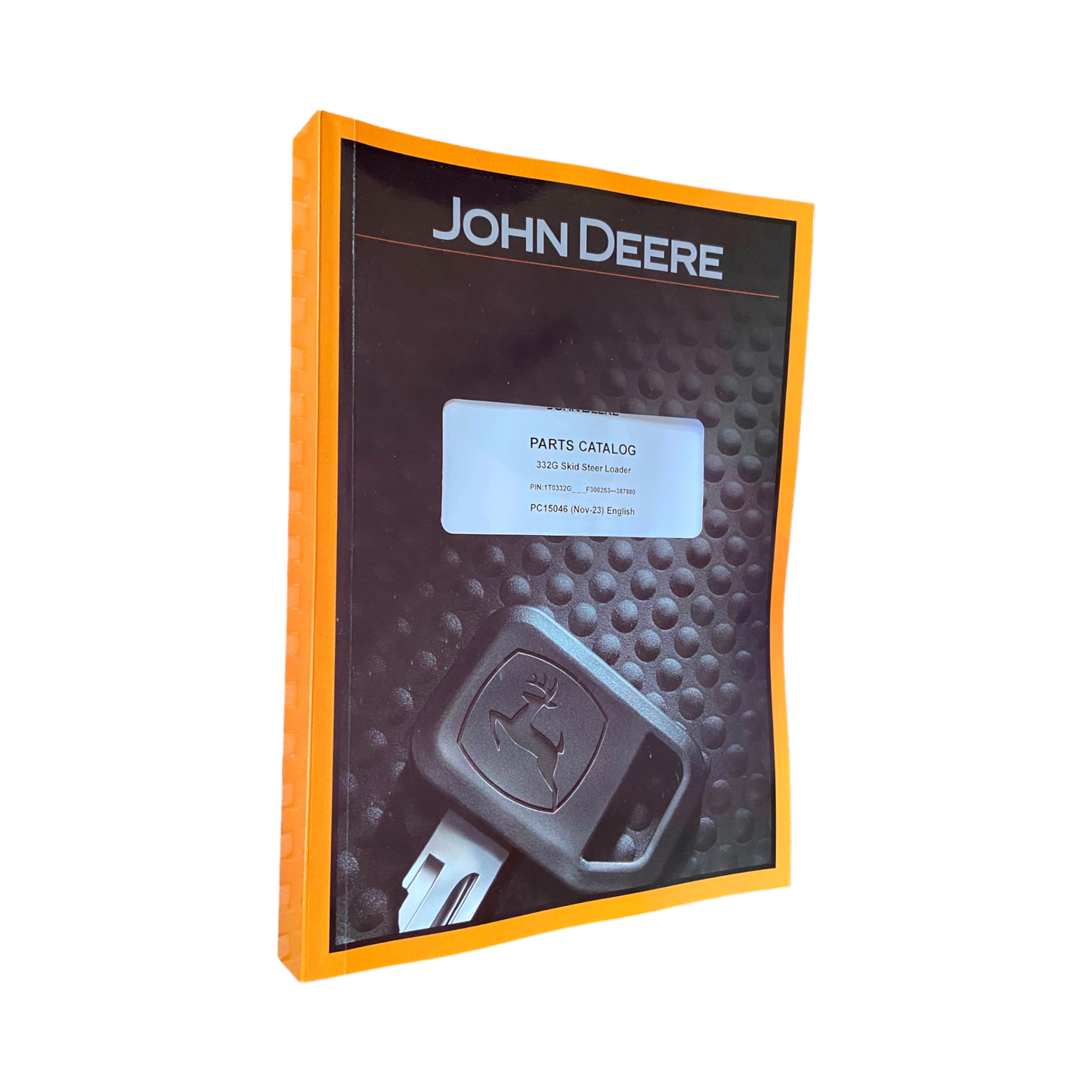 JOHN DEERE 332G SKID STEER PARTS CATALOG MANUAL #1