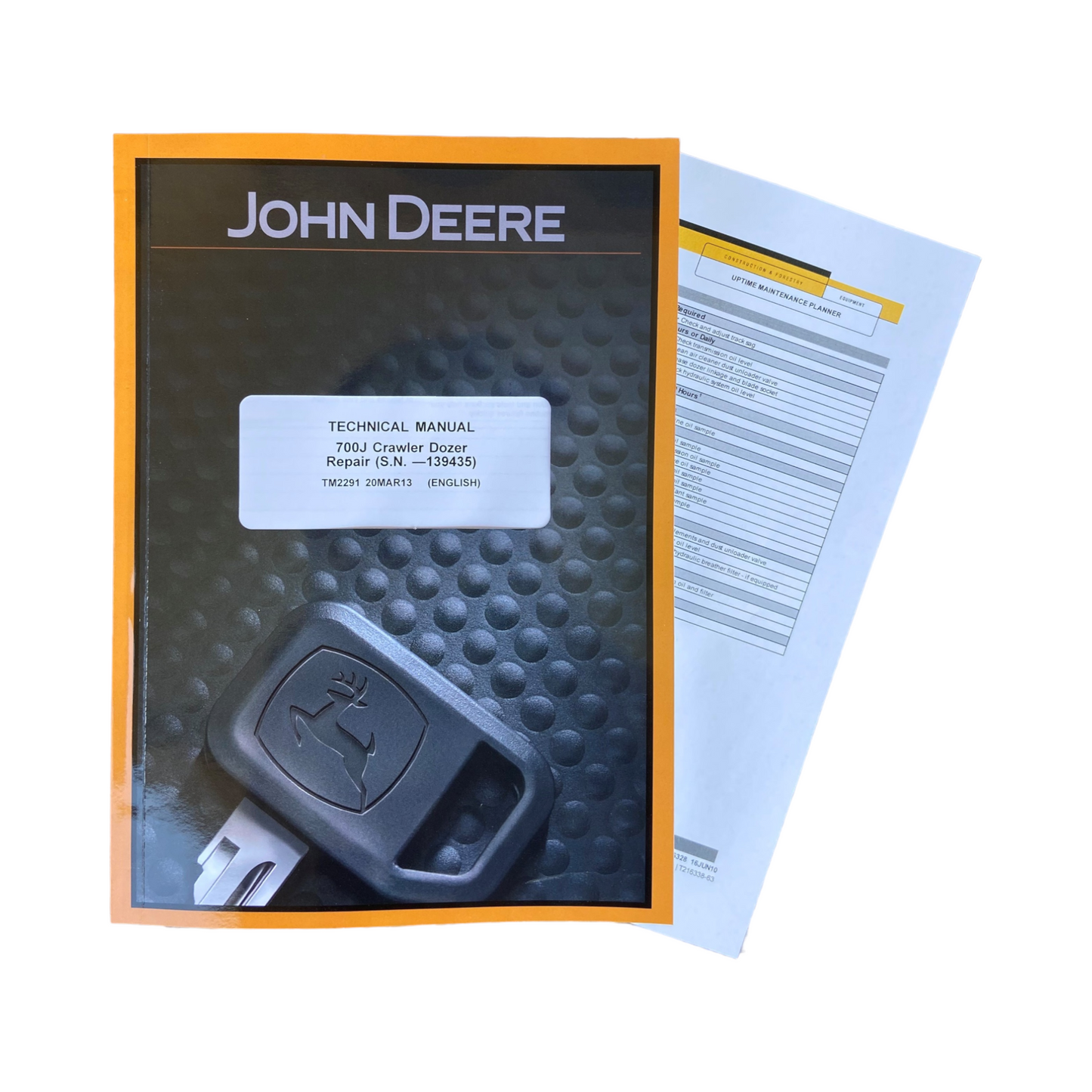 JOHN DEERE 700J CRAWLER DOZER REPAIR SERVICE MANUAL + !BONUS!