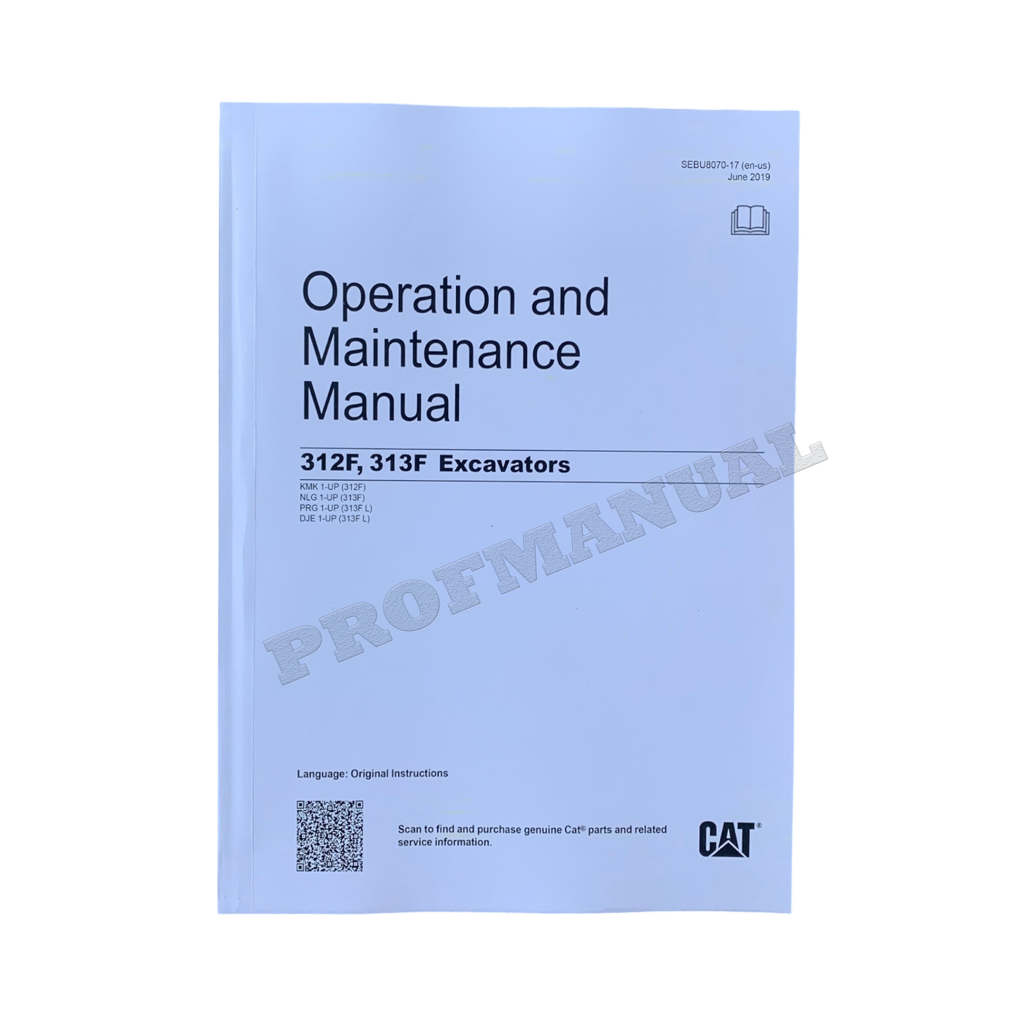 Caterpillar 312F 313F Excavator Operators Maintenance Manual