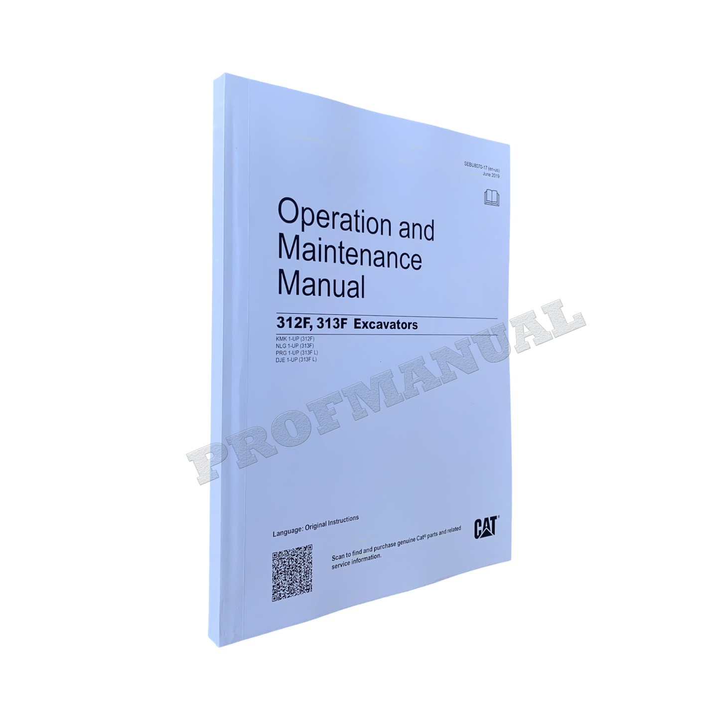 Caterpillar 312F 313F Excavator Operators Maintenance Manual