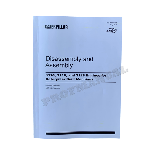 Caterpillar 3114 3116 3126 Engine Disassembly Assembly Service Manual