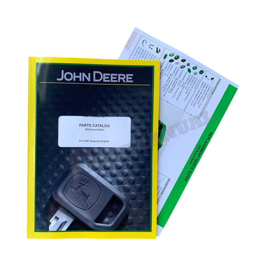 JOHN DEERE 559 ROUND BALER PARTS CATALOG MANUAL + !BONUS!