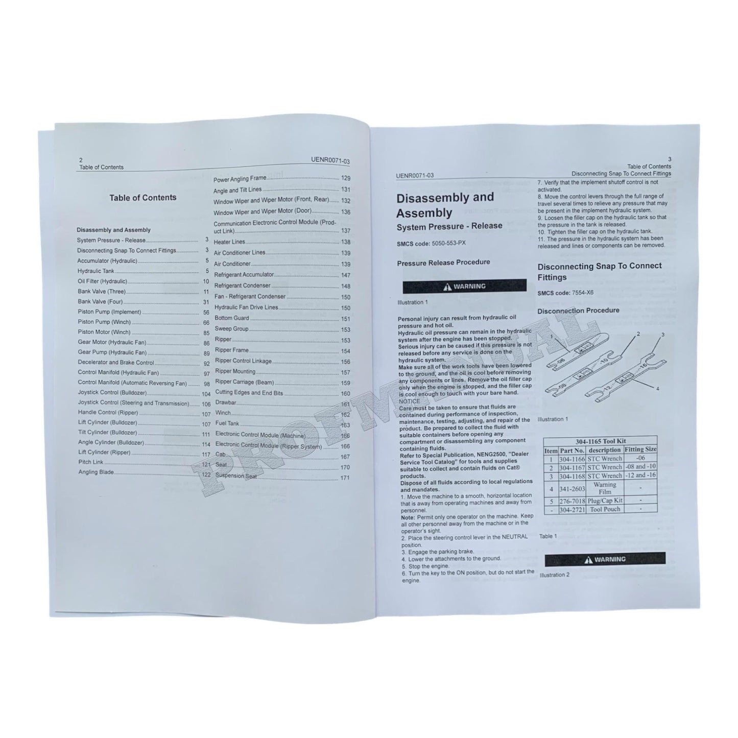 Caterpillar D6K2 Track Type Tractor Machine SYSTEM Manual Disassembly Assembly