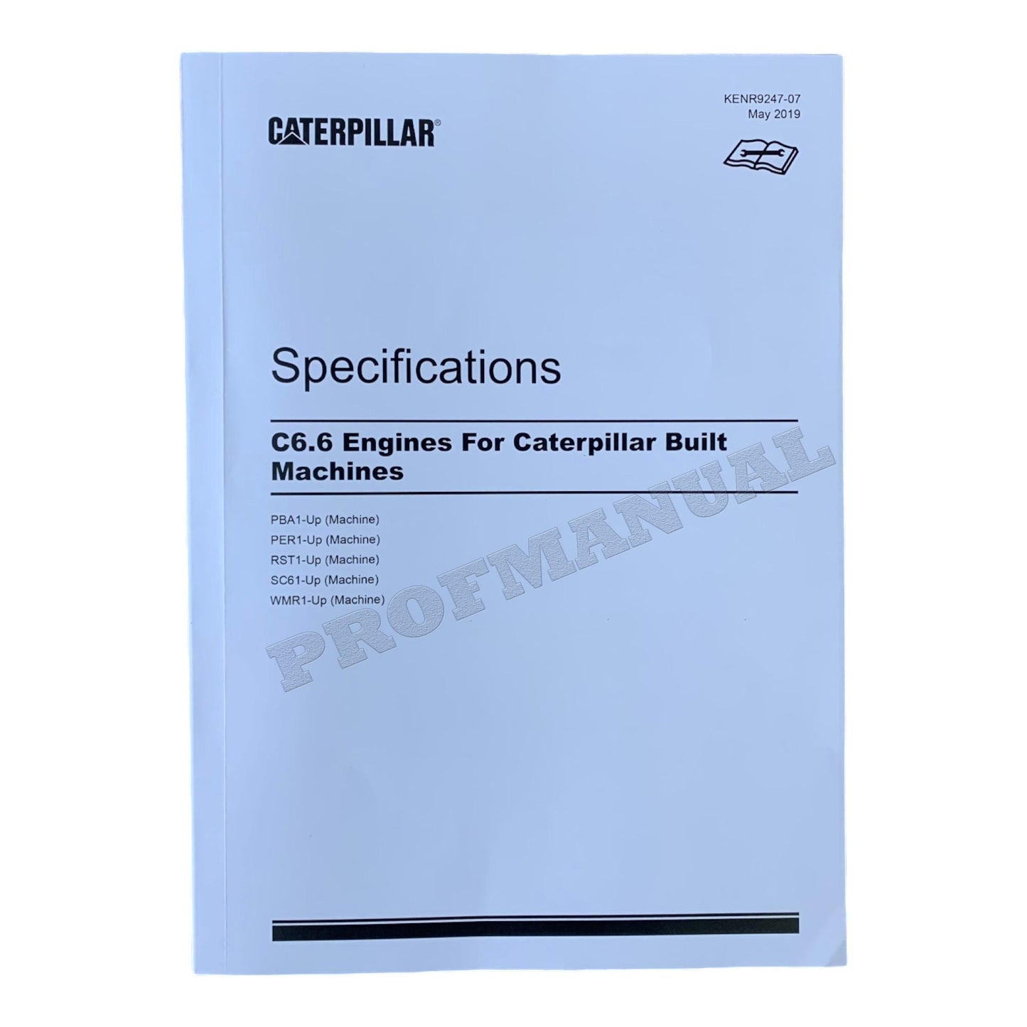 Caterpillar C6.6 C4.4 Engine Specification Operation Testing Adjusting Manual SET 3books