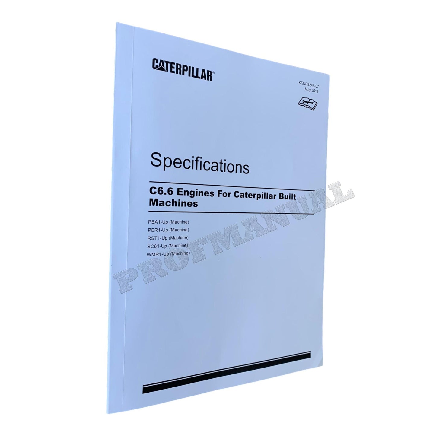 Caterpillar C6.6 C4.4 Engine Specification Operation Testing Adjusting Manual SET 3books