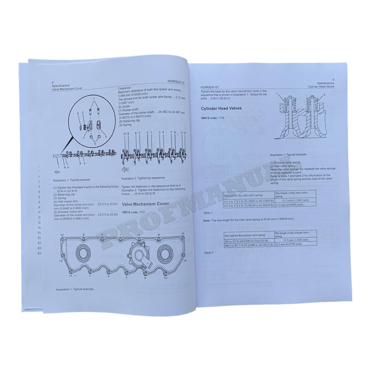 Caterpillar C6.6 C4.4 Engine Specification Operation Testing Adjusting Manual SET 3books