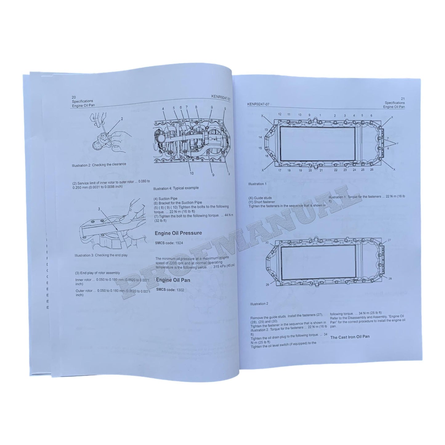 Caterpillar C6.6 C4.4 Engine Specification Operation Testing Adjusting Manual SET 3books