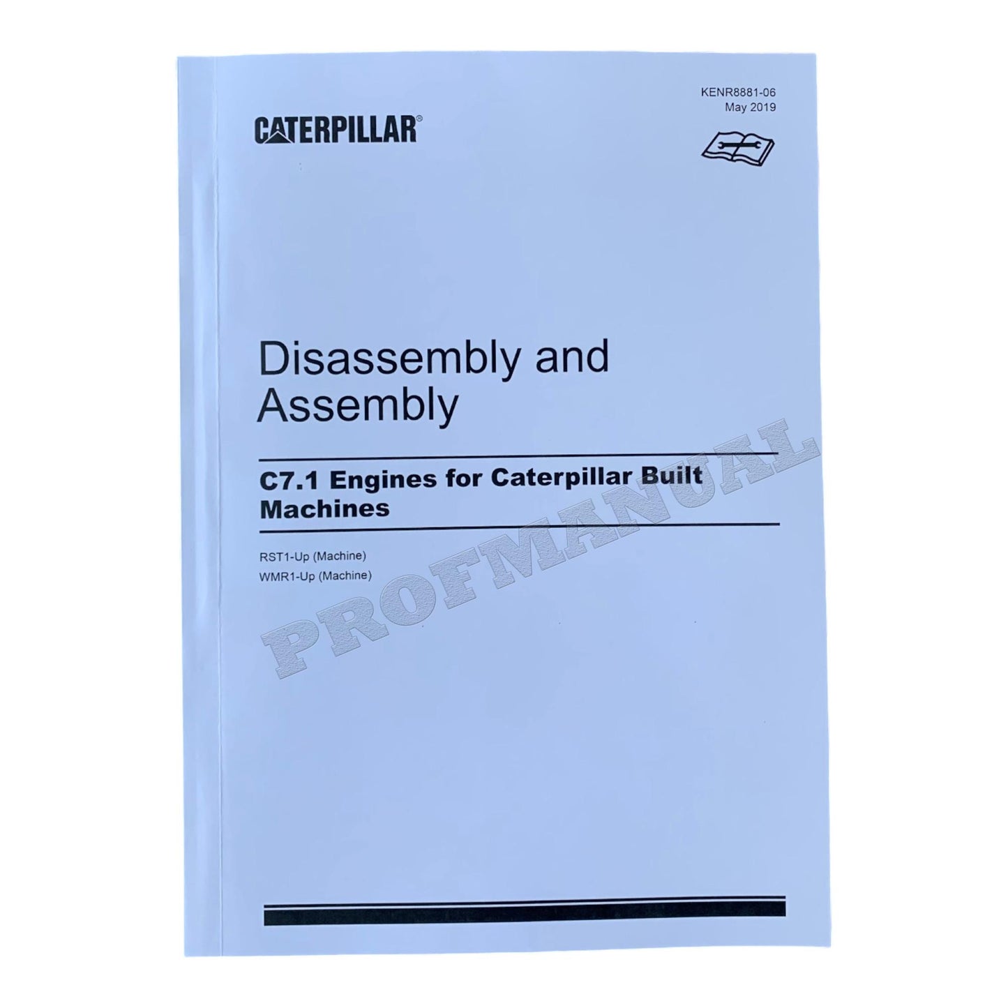 Caterpillar Cat C7.1 Engine Built Machine Disassembly Assembly Manual KENR8881