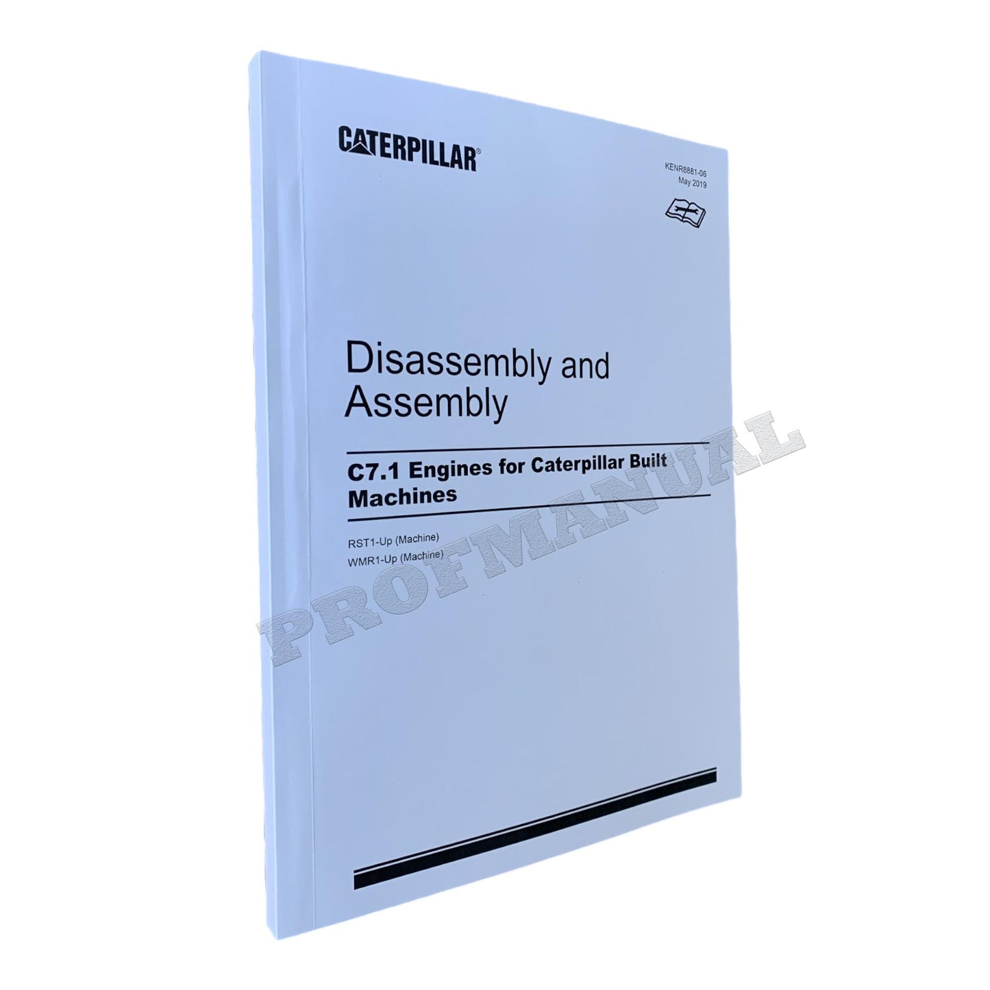 Caterpillar Cat C7.1 Engine Built Machine Disassembly Assembly Manual KENR8881