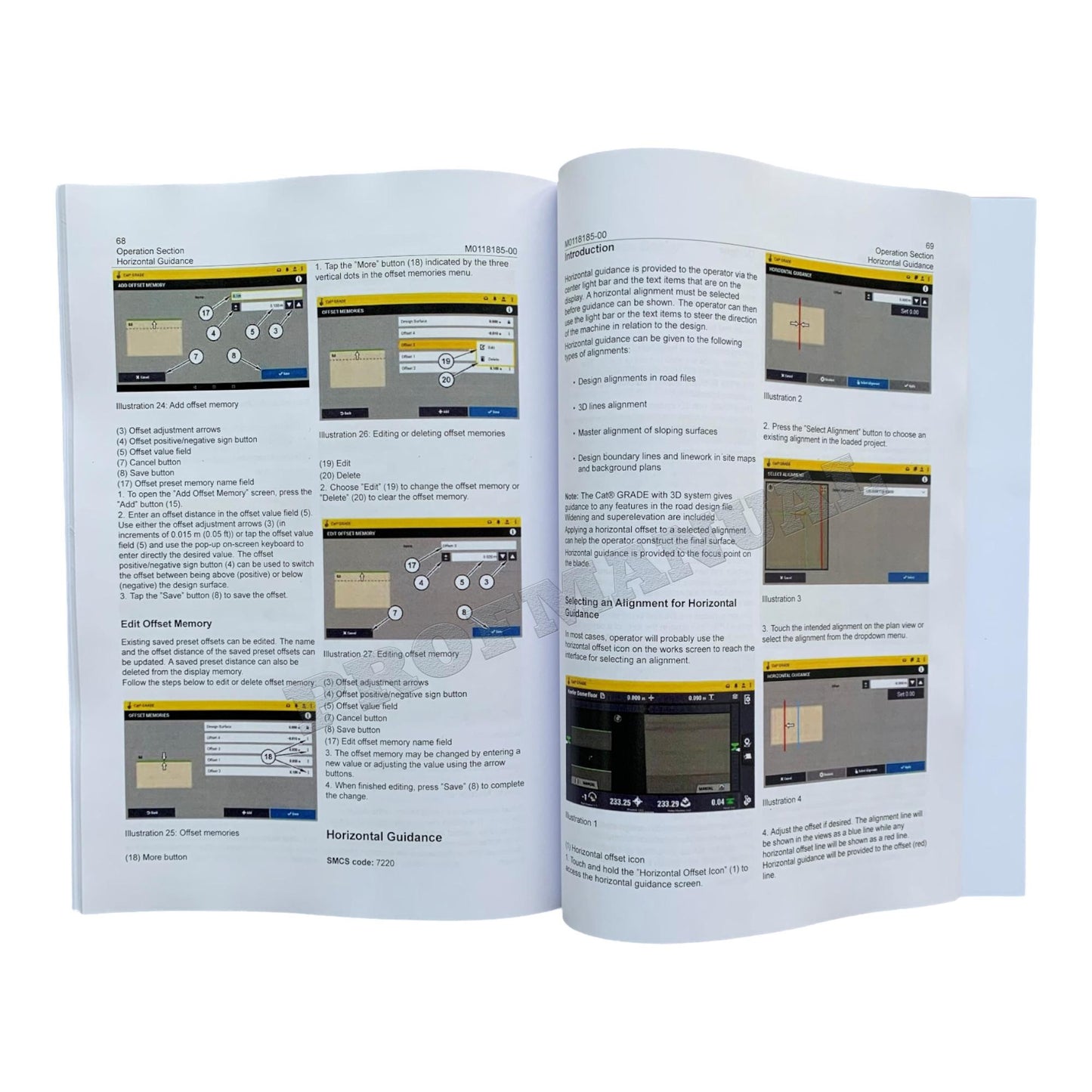 Wartungshandbuch für Caterpillar GRADE 3D-Motorgrader