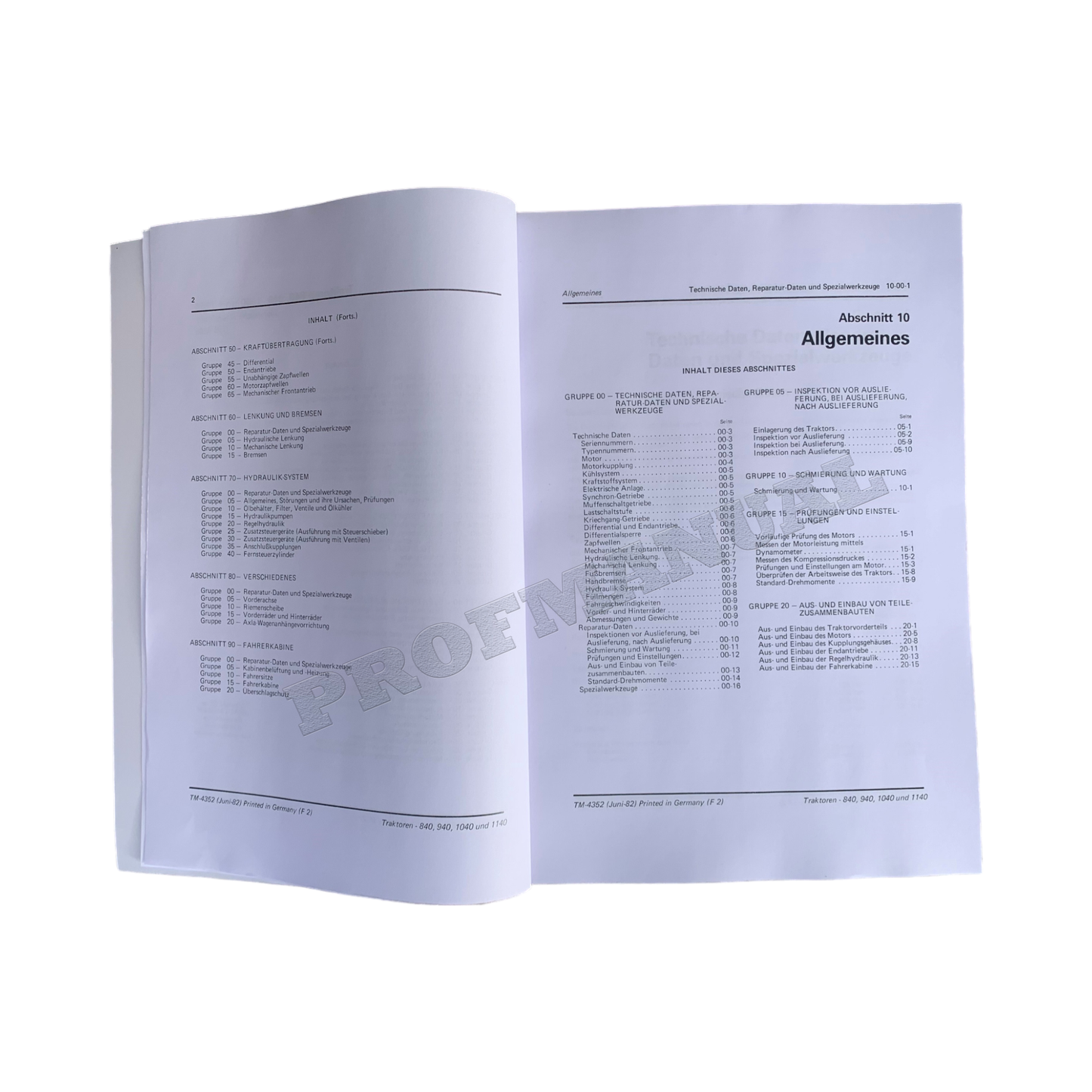 JOHN DEERE 840 940 1040 1140 TRAKTOR REPARATURHANDBUCH WERKSTATTHANDBUCH