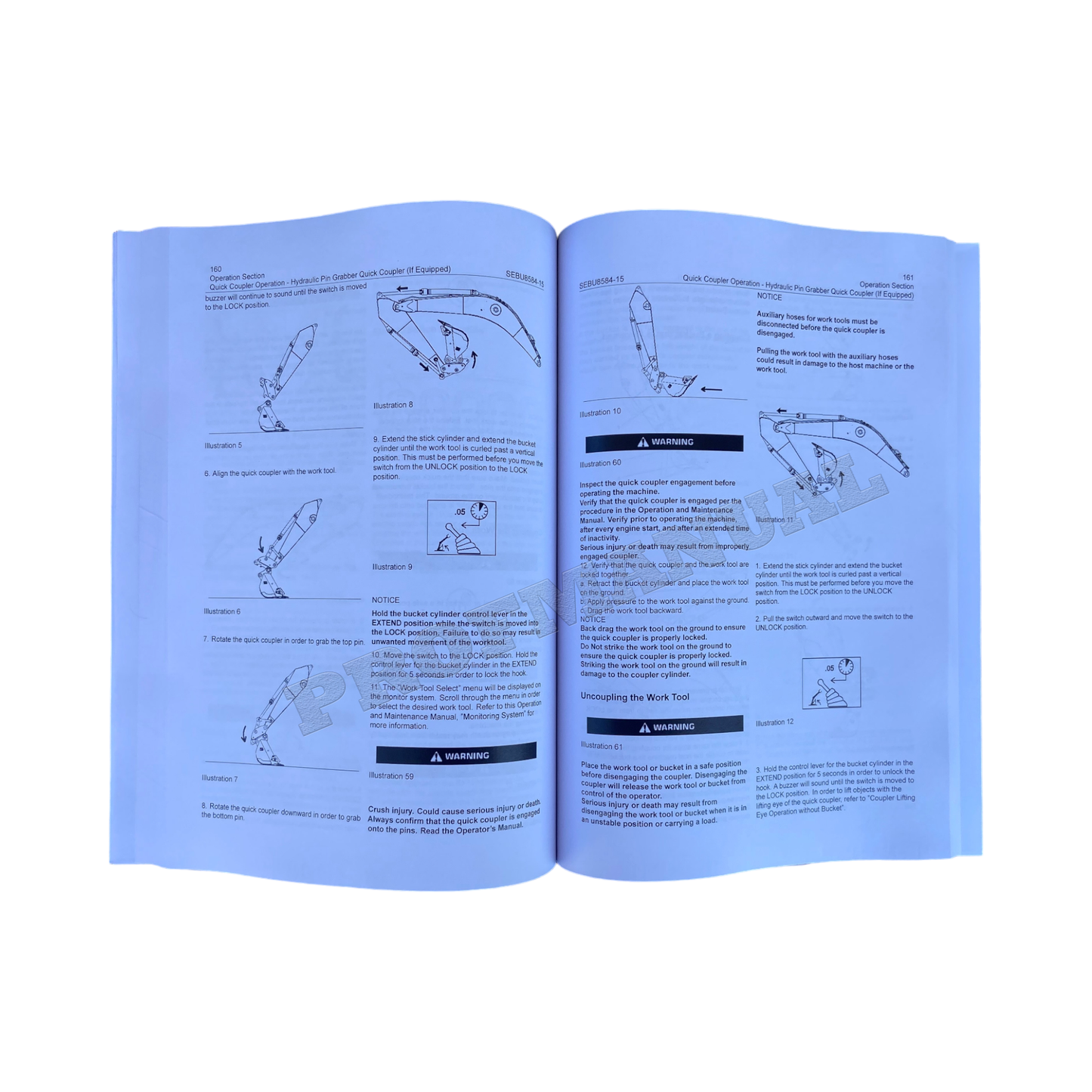 Wartungshandbuch für Baggerbetreiber Caterpillar 311F