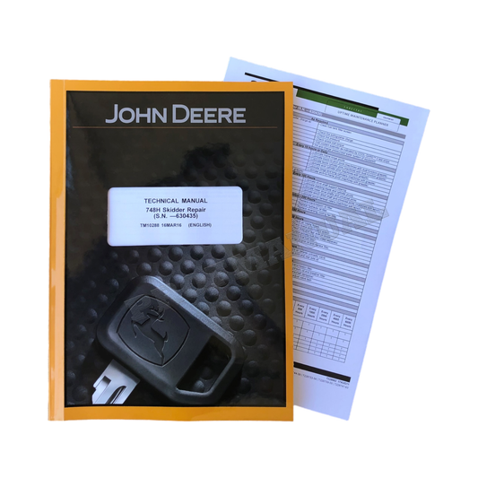 JOHN DEERE 748H SKIDDER REPARATUR-SERVICEHANDBUCH + !BONUS!