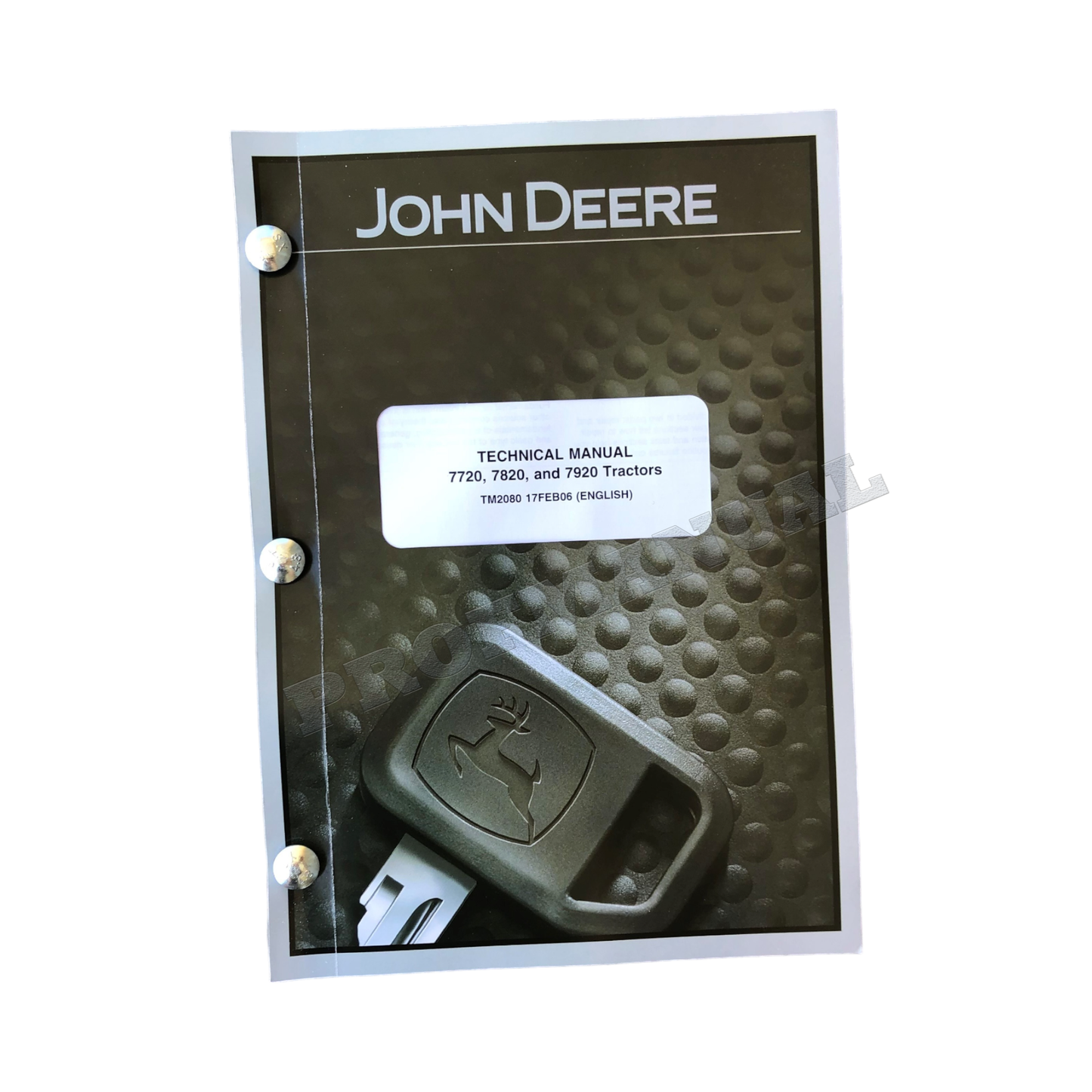 JOHN DEERE 7720 7820 7920 TRACTOR SERVICE MANUAL + !BONUS!