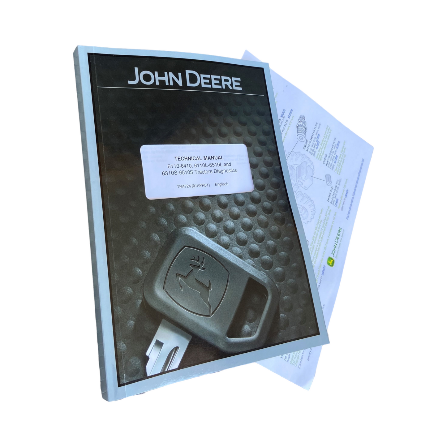 JOHN DEERE 6110L 6310S 6410S TRACTOR DIAGNOSTIC MANUAL + !BONUS!