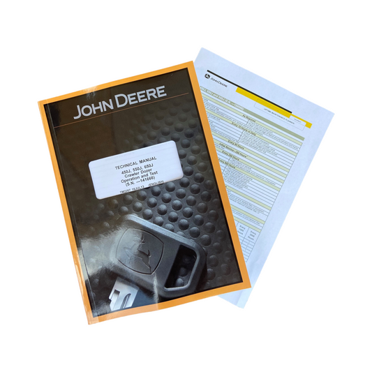 JOHN DEERE 450J 550J 650J DOZER OPERATION TEST SERVICE MANUAL + !BONUS! TM2257