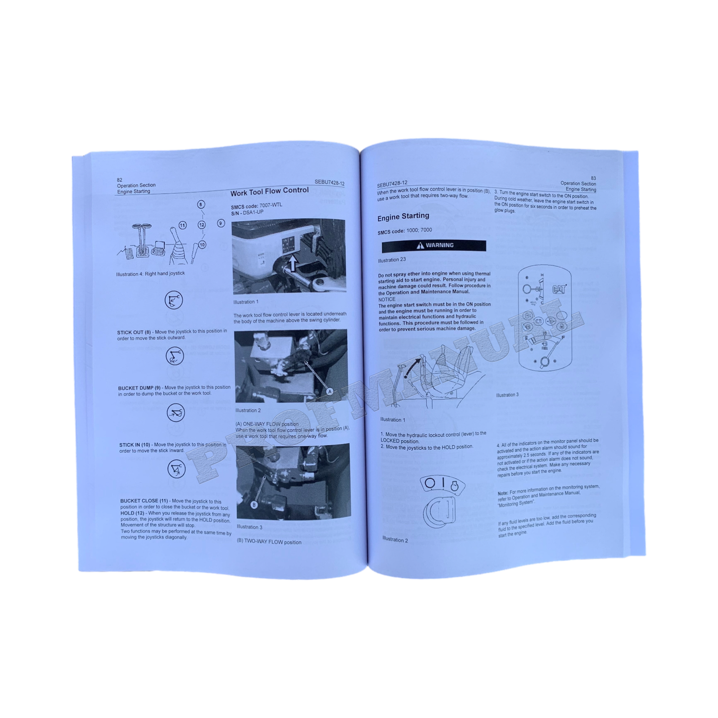 Wartungshandbuch für den Mini-Hydraulikbagger Caterpillar 305 CR