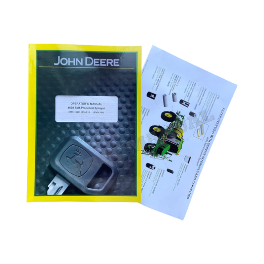 JOHN DEERE 4630 SPRÜHGERÄT – BEDIENUNGSANLEITUNG + !BONUS!