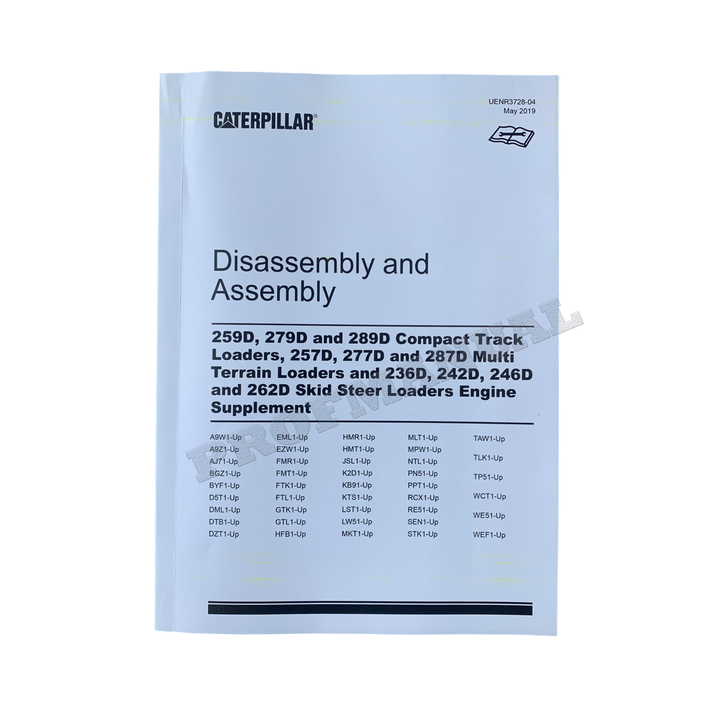 Caterpillar  236D 242D 246D 262D Loader Engine Suppl Service Manual DisasseAssem