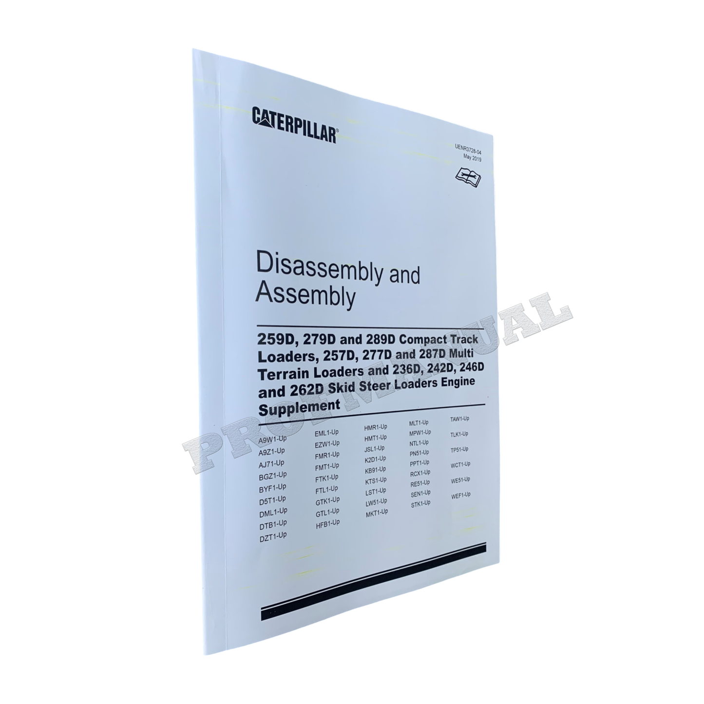 Caterpillar 259D 279D 289D Loader Engine Suppl Service Manual Disassem Assem