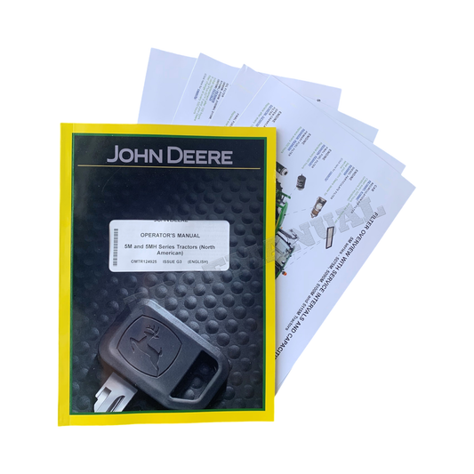 JOHN DEERE 5120M 5075M 5105MH 5095M 5105M TRACTOR OPERATORS MANUAL + !BONUS!