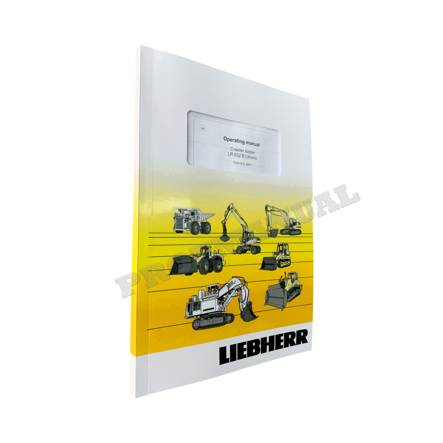 Liebherr LR632 B Litronic CRAWLER LOADER Operators manual 9084146