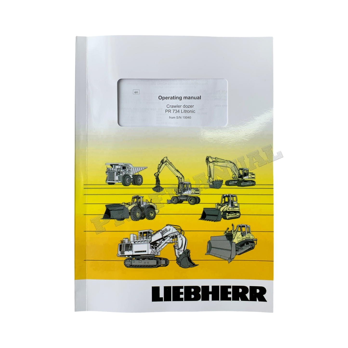 Liebherr PR734 Litronic Dozer Bedienungsanleitung