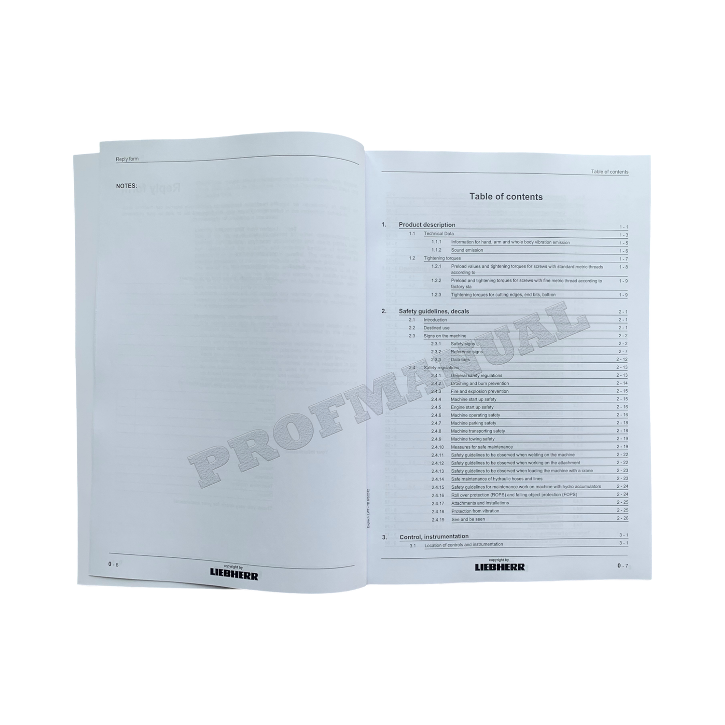 Liebherr PR734 Litronic Dozer Operators manual