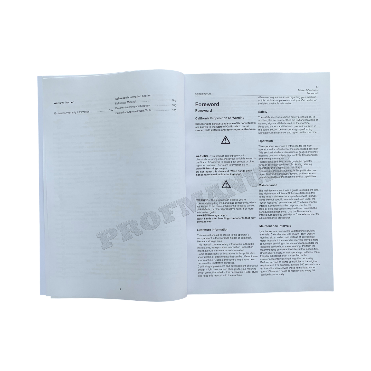 Caterpillar 303E CR Mini Hydraulic Excavator Operators Maintenance Manual