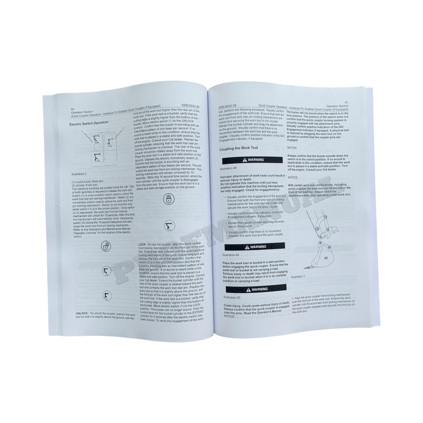 Wartungshandbuch für den Mini-Hydraulikbagger Caterpillar 303E CR