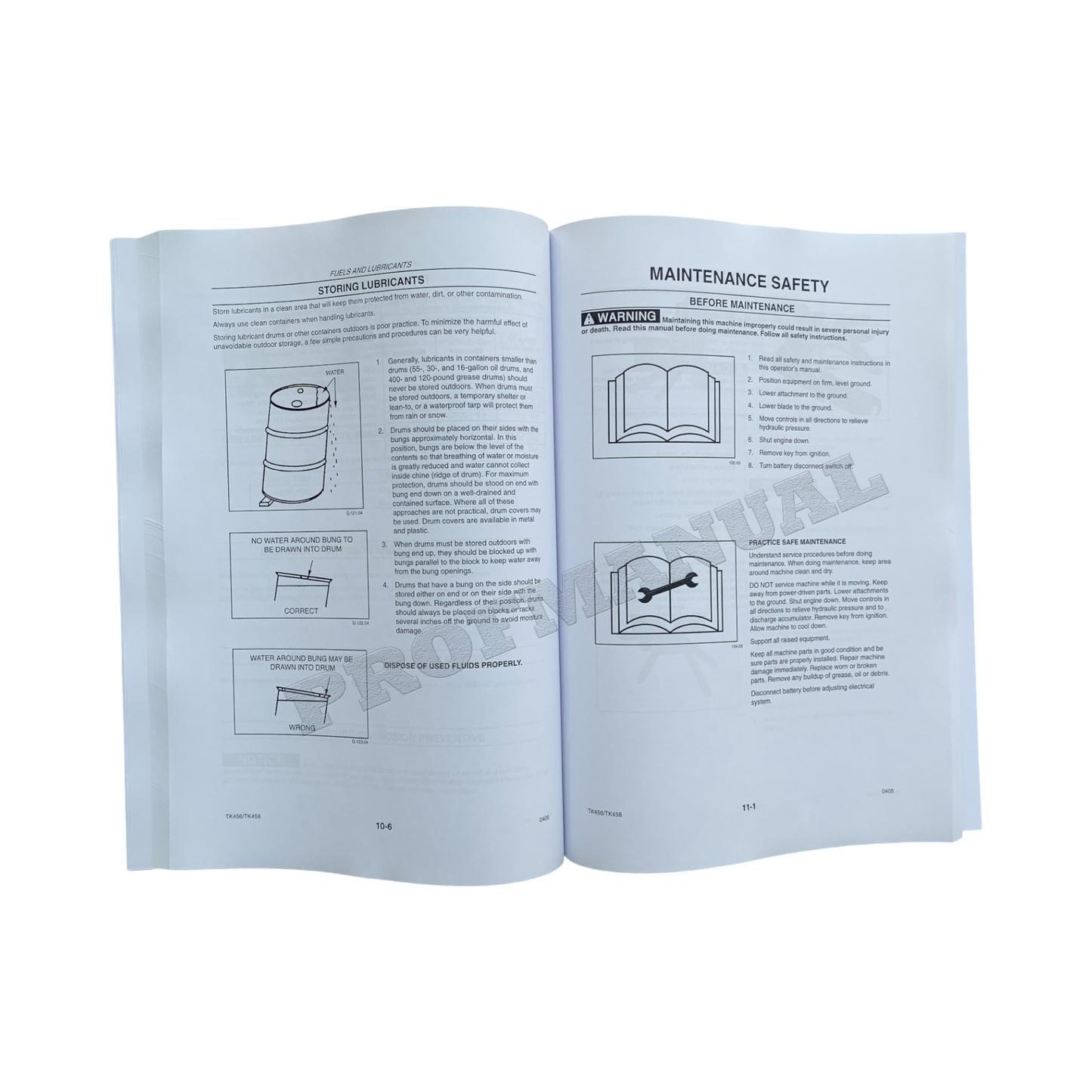 Caterpillar Cat TK456 TK458 Forwarder OPERATORS MAINTENANCE MANUAL