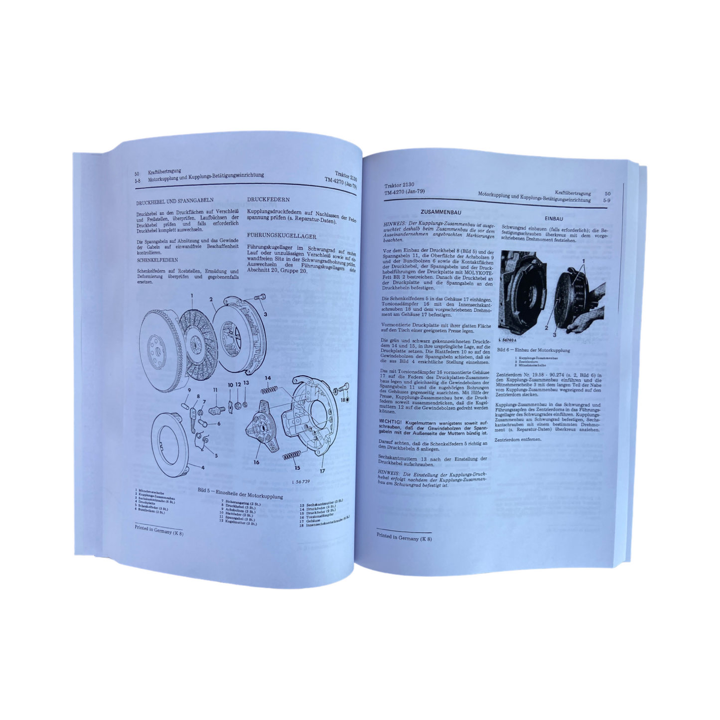 JOHN DEERE 2130 TRAKTOR REPARATURHANDBUCH WERKSTATTHANDBUCH