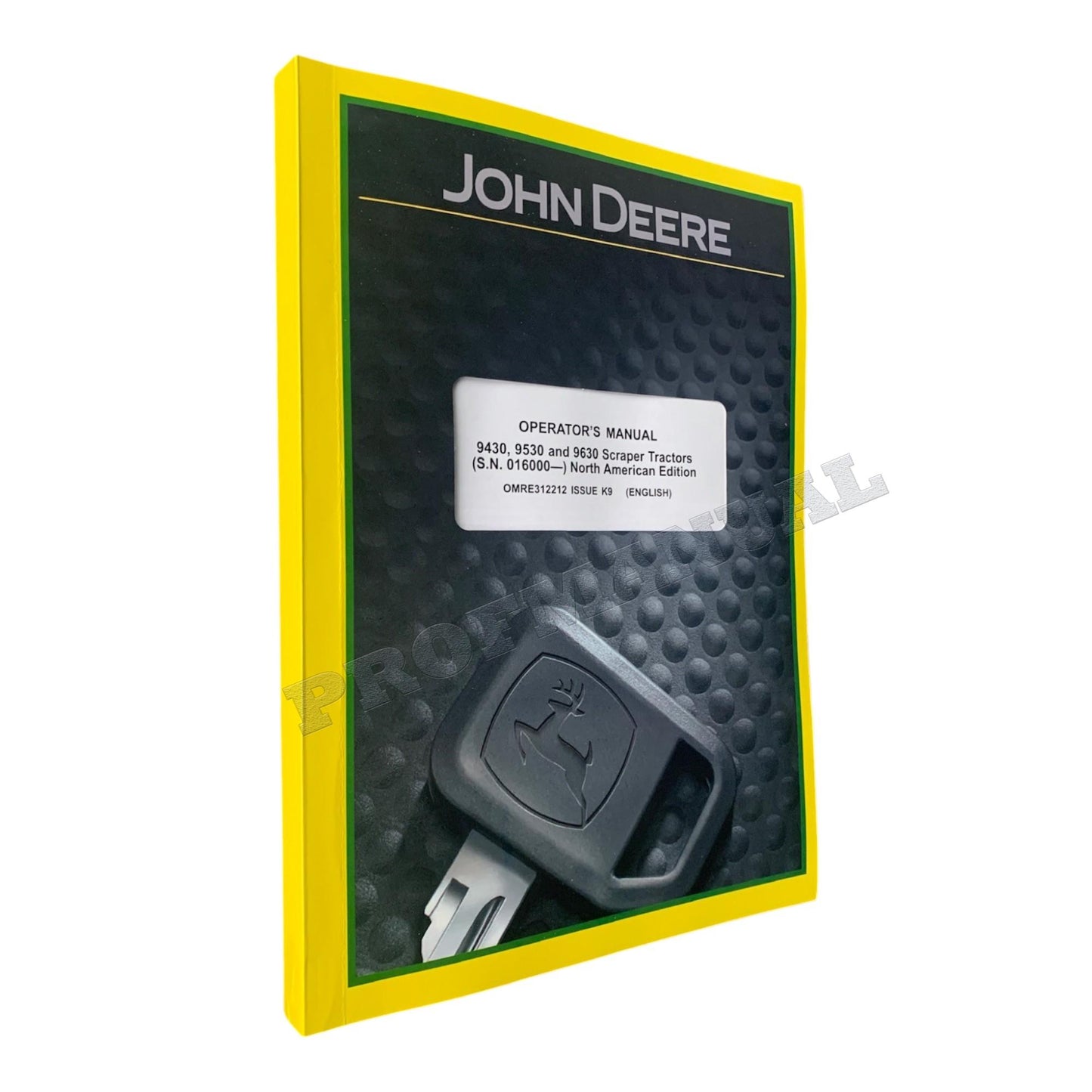 MANUEL D'UTILISATION DU TRACTEUR JOHN DEERE 9430 9530 9630 016000-021999