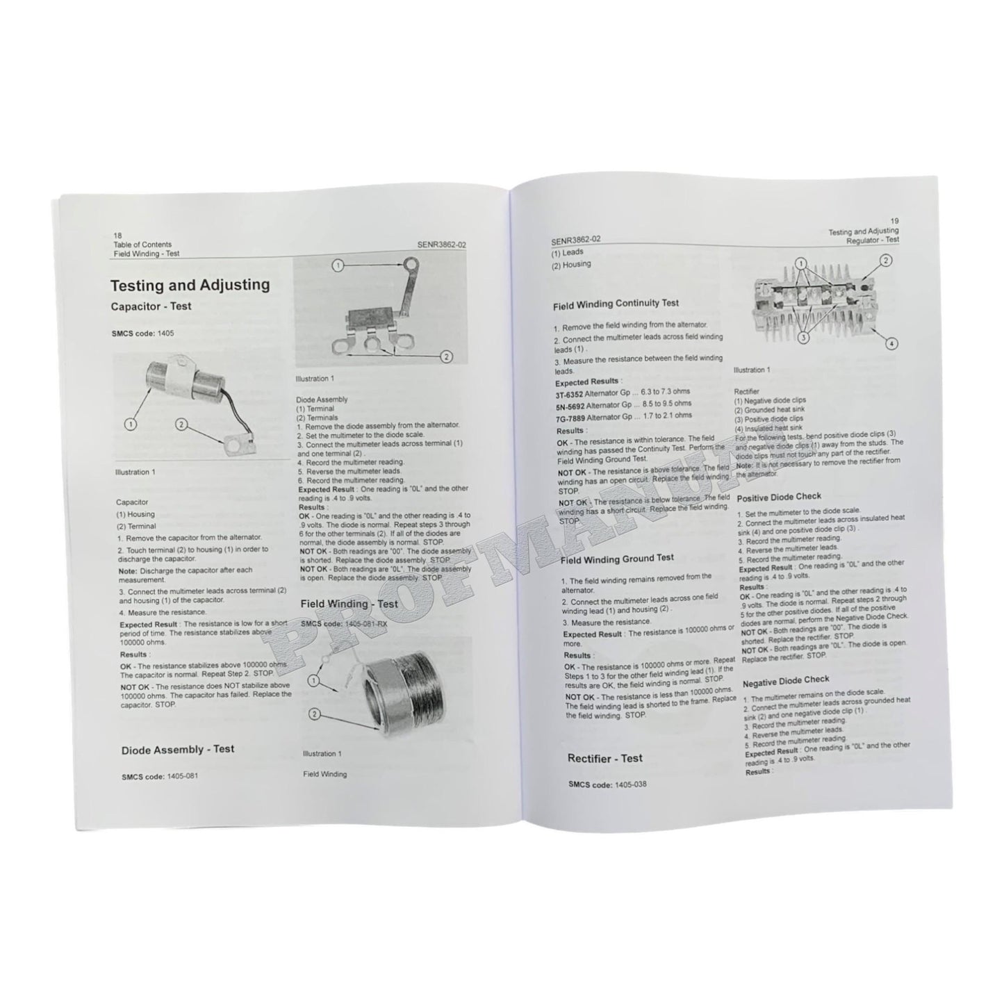 Caterpillar CAT Alternator Delco 27SI Manual Disassembly Assembly