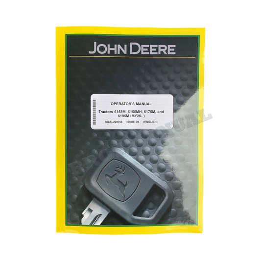 JOHN DEERE 6155M 6175M 6195M TRAKTOR-BETRIEBSHANDBUCH Nr. 3