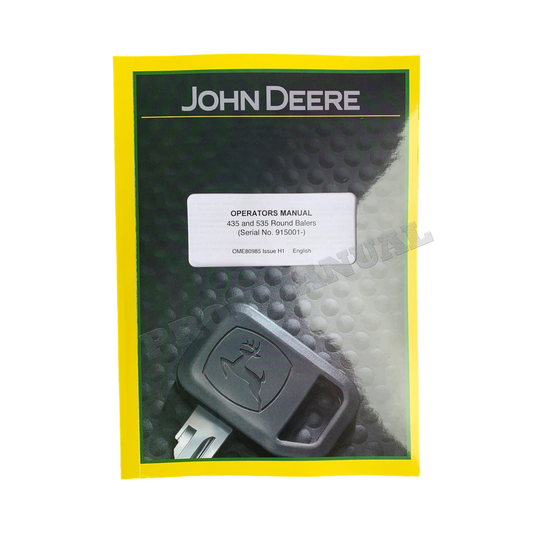 JOHN DEERE 435 535 BALER OPERATORS MANUAL #2